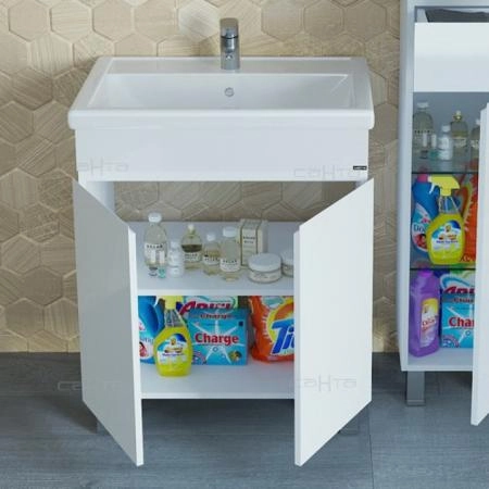 Тумба под раковину СаНта Марс 70, 700241, напольная (2дв)