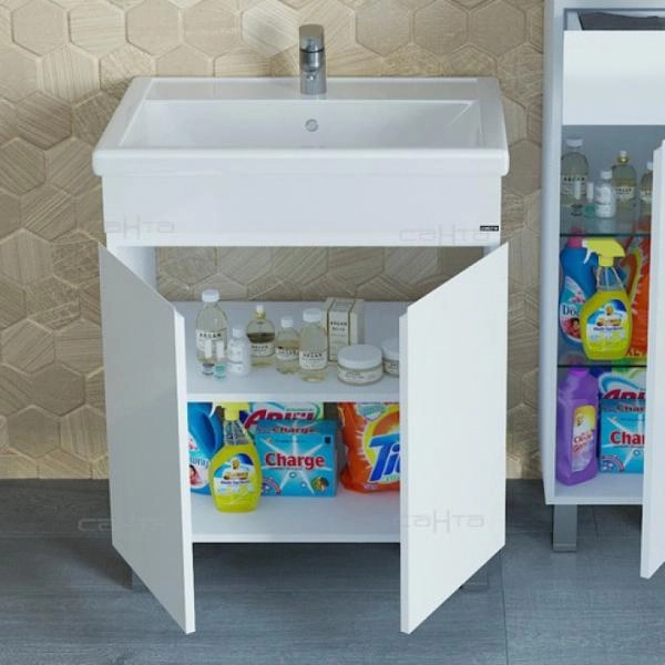 Тумба под раковину СаНта Марс 70, 700241, напольная (2дв)