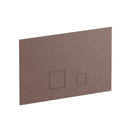 Fantini Кнопка смыва с 2 квадратными клавишами, подходит для GEBERIT SIGMA8, SIGMA12, цвет: Matt Copper PVD