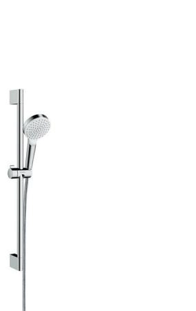 Душевой гарнитур Hansgrohe Crometta 1jet, 0,65 м 26533400 хром-белый