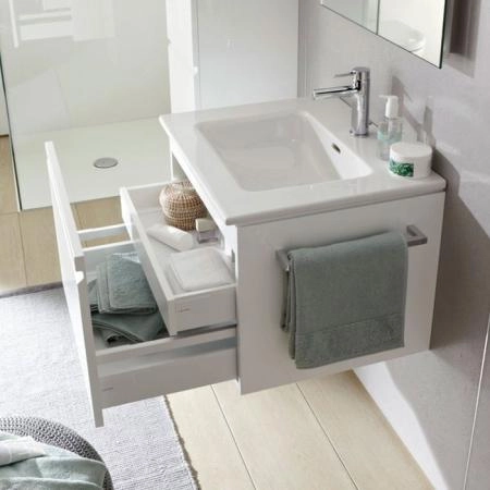 Laufen Pro S Тумба с раковиной 80х50х46см, подвесная, цвет: белый матовый