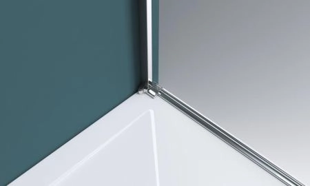 Душевая дверь BelBagno ETNA 100 прозрачное стекло 6 мм профиль хром ETNA-B-12-60/40-C-Cr