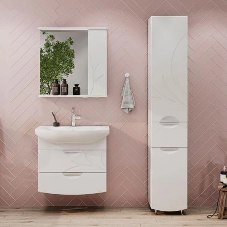 Тумба для ванной Volna Adel 70.2Y подвесная (Балтика) раковина отдельно