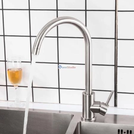 Смеситель для кухни Frap F40899 сатин