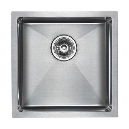 Кухонная мойка Paulmark ALLER PM904444-BS 440х440мм брашированная нерж. сталь