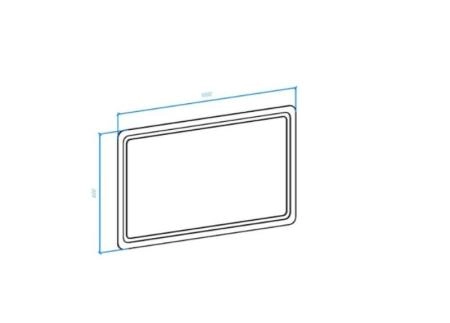 Зеркало Bellezza Альдо 100 с подсветкой