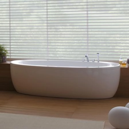 Laufen Alessi One Ванна 2030x1020x460мм, свободностоящая, БЕЗ слив-перелива, с каркасом и панелью,  мат-л: акрил, цвет: белый