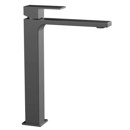 Смеситель Vincea Cube VBF-1C02GM для раковины однорычажный, вороненая сталь