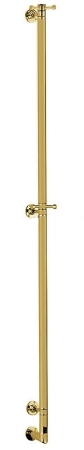 Margaroli Arcobaleno полотенцесушитель электрический  1685х125 мм цвет Brushed Brass pvd (gessi 727)