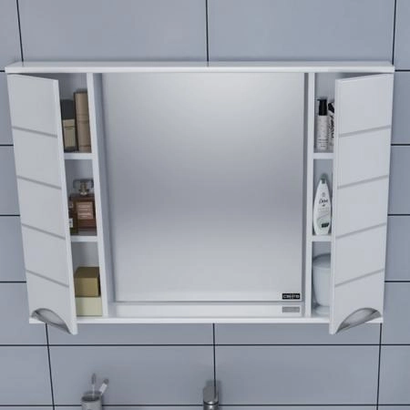 Зеркальный шкаф СаНта Родос 100 106018, с подсветкой