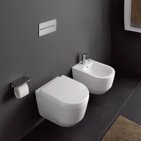Laufen Pro Биде подвесное 53x36x33.5(43)см, с 1 отв., боковые отверстия для подвода воды, цвет: белый