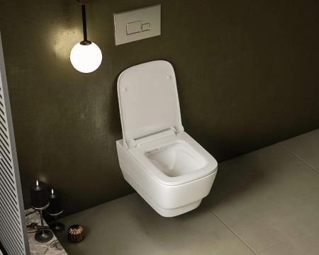Крышка для унитаз Bohemeа Bello, soft-close Белый матовый 975-MW