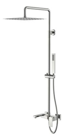Стойка для душа Boheme QUBIC Nikel Brush 478-NB