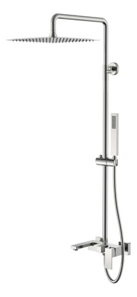 Стойка для душа Boheme QUBIC Nikel Brush 478-NB