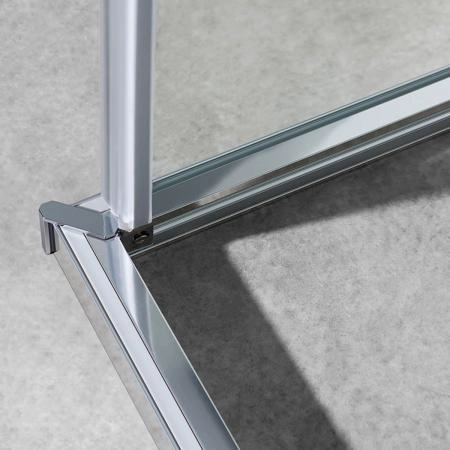 Душевой уголок Vincea Slim-U VSR-2SU9012CL, 1200*900, хром, стекло прозрачное