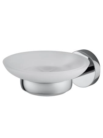 Мыльница с держателем WONZON & WOGHAND EASY, Хром (WW-8122)