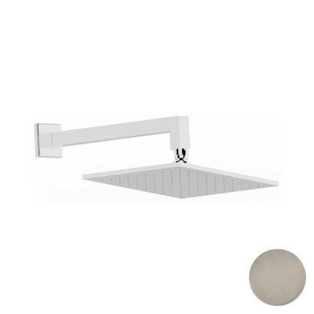 Cisal Shower Верхний душ 25х25см., с настенным держателем  L34см., цвет: Nichel Spazzolato