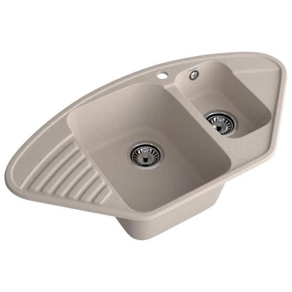 Кухонная мойка GranFest QUARZ 14, песочный