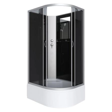 Душевая кабина Niagara NG-2510-14LBK 1200х800х2000 высокий поддон 40см стекло тонированное