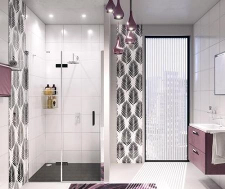 Душевая дверь WasserKraft 10H05LBLACK 120 см, распашная, левая