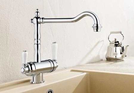 Смеситель Blanco Sora 524217 для кухни хром, с краном для фильтра