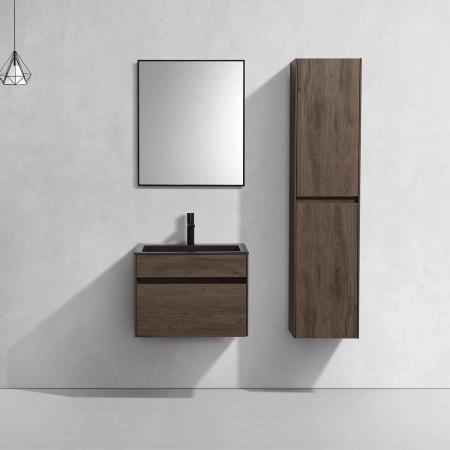 Тумба под раковину Vincea Chiara 600 подвесная, 1 выкатной ящик soft-close, R.Oak