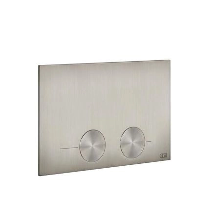 Gessi Клавиша смыва для унитаза, двойная, для систем инсталляций TECE, цвет: Steel brushed
