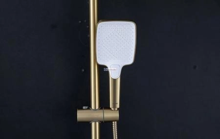 Душевая система Gappo G2418-23 с изливом сатин золотой