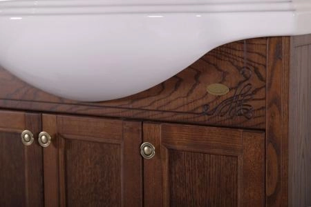 Тумба под раковину ASB-Woodline Салерно 105 антикварный орех