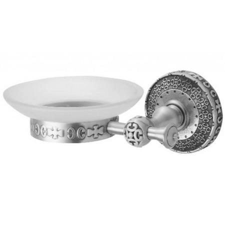 Мыльница ZORG (AZR 06 SL) серебро-белый