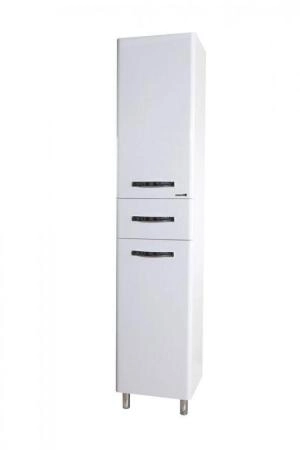 Пенал-35 Bellezza Анкона L с 1 ящ. c б/к белый Н