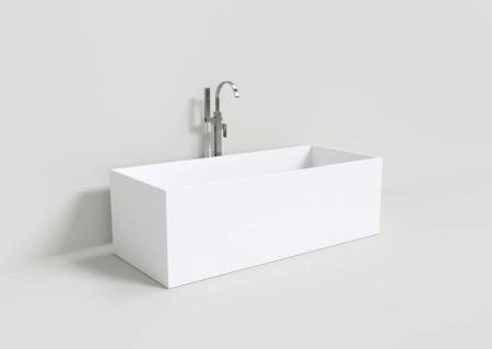 Ванна NT BAGNO NT205 TRIESTE 1700x720 искусственный камень белый матовый