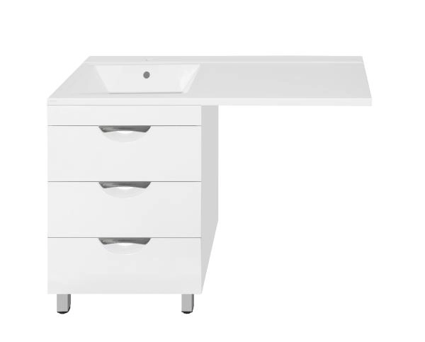 Тумба под раковину Style Line Elfante Жасмин 60 (3 ящ.) Люкс PLUS