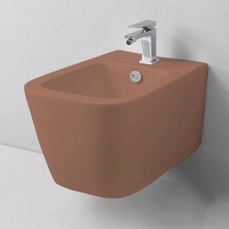 Artceram A16 Биде подвесное 36х52 см, 1 отверстие, цвет: tortora