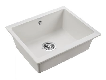 Мойка для кухни Paulmark GERA, PM205546-WH, белый, 555х460, подст. мон. Paulmark