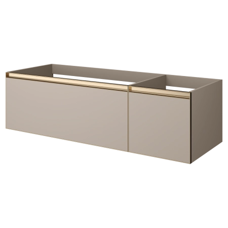 QUATRO 2 140см (100+40) тумба Boheme DAPHNE профиль MATT GOLD 790-M2-140-D-MG