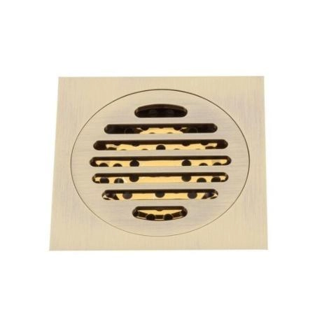 Душевой трап Gappo G81001-4 бронза 100x100мм