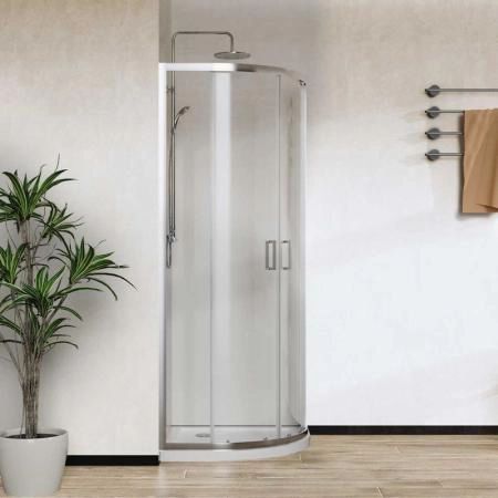Душевой уголок Vincea City VSQ-5CT800CL, 800*800, хром, стекло прозрачное
