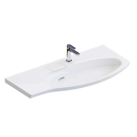 Раковина Kerama Marazzi RIVA РИВА RV.wb.100Rh мебельная правая с крепежом 100, белая глянцевая