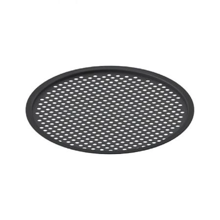 Artceram Fuori Scala Полка сетчатая, круглая, для консоли ACA054, ACA059, цвет: черный матовый