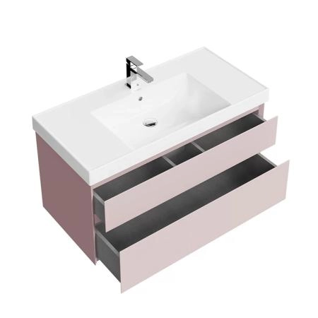 Тумба Kerama Marazzi CUBO КУБО CUB.100.2\MAL подвесная с ящиками 100, мальва матовая