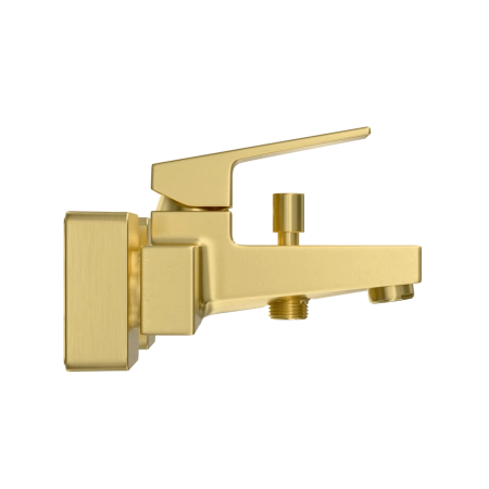 Смеситель VitrA Minimax Square  A4352025EXP настенный однорычажный брашированное золото латунь