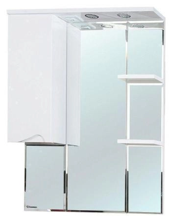 Зеркало-шкаф Bellezza Эйфория 80 L с подсветкой белый