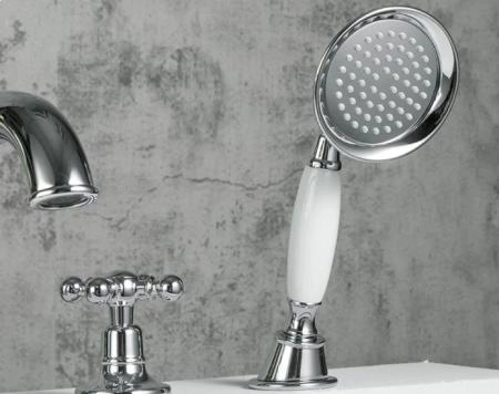 Смеситель Gappo G1189 борт ванны на 4 отверстия, хром