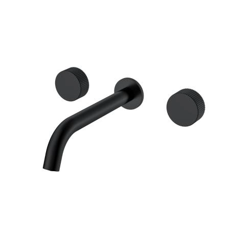 Смеситель из стены Boheme STICK LINEA на 3 отв. BLACK 152-2-B.3