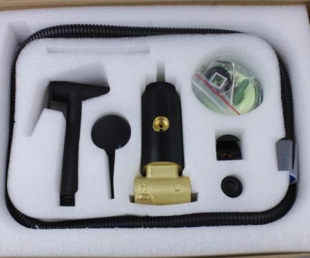 Гигиенический душ встраиваемый со смесителем СКАНДИ 701B черный