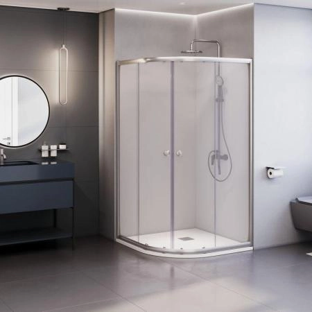 Душевой уголок RGW TN-209-J Dolphin 100x100 Хром прозрачное