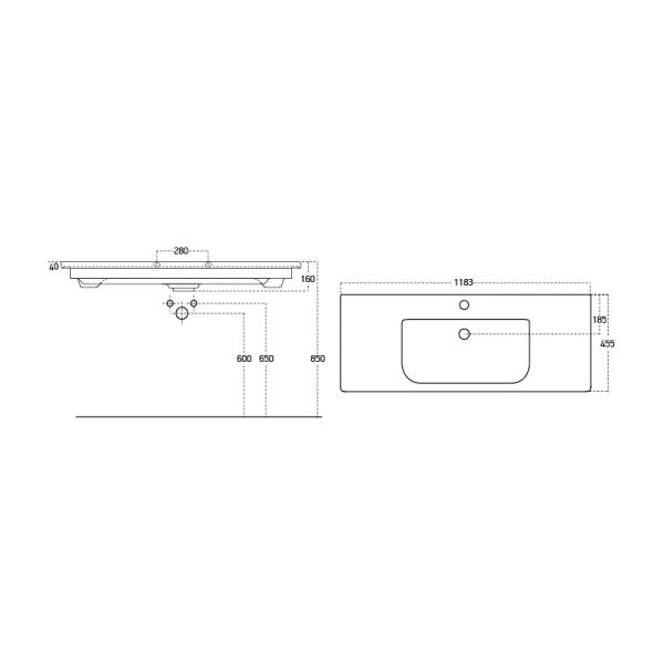 Раковина DREJA SOFT 13120-KL