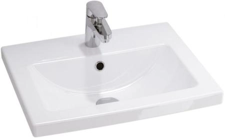 Тумба Style Line Elfante Жасмин 2 (2 ящ.), Комо 50, Люкс белая, PLUS