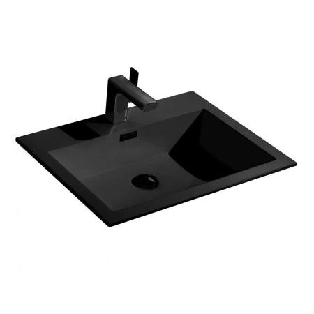 Раковина Vincea VCB-13600B из искусственного камня, цвет черный